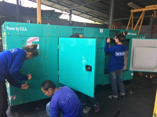 CUMMINS 125 KVA.พร้อมชุด ATS. made in USA. รับประกัน 1 ปี จัดส่งฟรี CUMMINS 125 KVA.พร้อมชุด ATS. made in USA. รับประกัน 1 ปี จัดส่งฟรี
