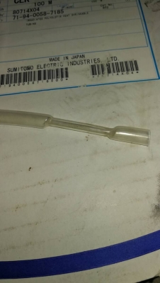 380 บ.ส่งถึงบ้านฟรีโทร 083-2000058 LINE ID: line832923 ท่อหดอย่างดีแบบสีใส ยี่ห้อ SUMITOMO ELECTRIC 
