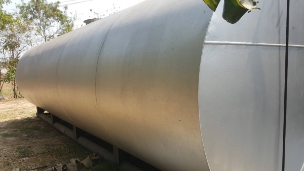 ขาย ถังน้ำมัน ขนาดความจุ 30,000 ลิตร แบบบนดิน มีขาตั้งเรียบร้อย เป็นของใหม่ซื้อมายังไม่ได้ใช้งาน
