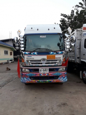 Hino 344 แรง ปี 55 เฟืองเร็ว แม่เดี่ยวมีระบบลากพ่วง ดัมพ์เหล็กคอกเกษตร ทะเบียนพร้อม