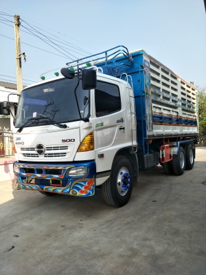 Hino Mega FM  260 ดั้มเกษตร เครื่องดี เกียร์ดี คัชซีสวย รถพร้อมใช้งาน เอกสารพร้อมโอน โทร 0821-698998,089-7020483