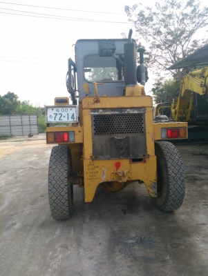 รถตัก MITSUBISHI HL707 รถเก่านอกนำเข้า ยังไม่เคยใช้งานในไทย ตัก 2 คิว เครื่องดี ปั๊มดี ยางดี เกียร์ออโต้ ขับเคลื่อน 4 ล้อ มี low-hi สภาพพร้อมใช้งาน มี VDO การทำงานให้ชม