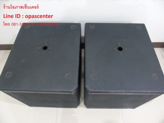 ตู้ลำโพง 15นิ้ว ซับเบส NAKOYA MDF-15C 1 คู่ ตะแกรงเหล็ก มือสอง สภาพใหม่
