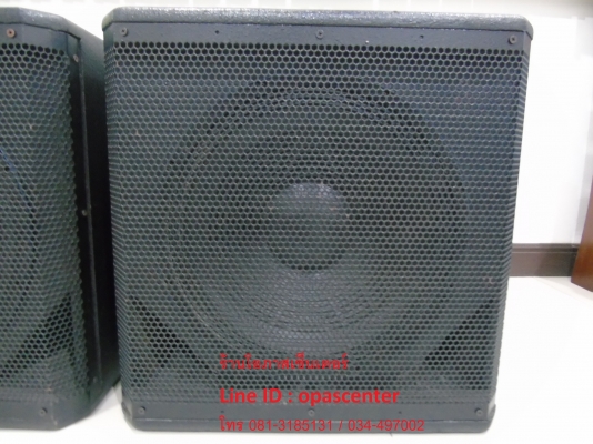 ตู้ลำโพง 15นิ้ว ซับเบส NAKOYA MDF-15C 1 คู่ ตะแกรงเหล็ก มือสอง สภาพใหม่