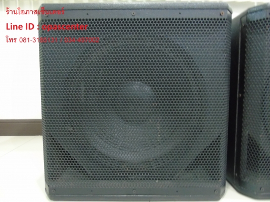 ตู้ลำโพง 15นิ้ว ซับเบส NAKOYA MDF-15C 1 คู่ ตะแกรงเหล็ก มือสอง สภาพใหม่