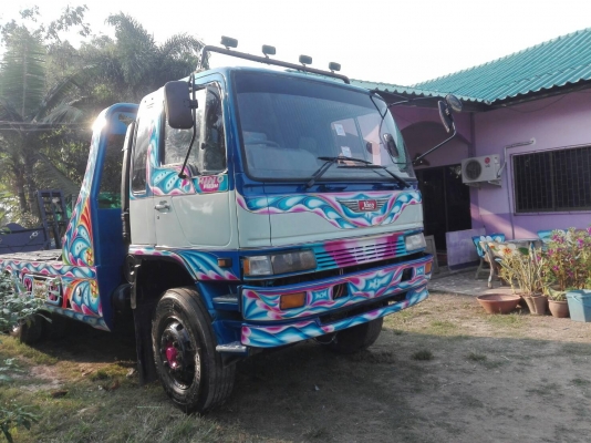 Hino 3M เครื่องเดิม 240 แรง 2 เพลา เกียร์/สโลเดิม พร้อมใช้งาน ทะเบียนพร้อม