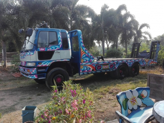 Hino 3M เครื่องเดิม 240 แรง 2 เพลา เกียร์/สโลเดิม พร้อมใช้งาน ทะเบียนพร้อม