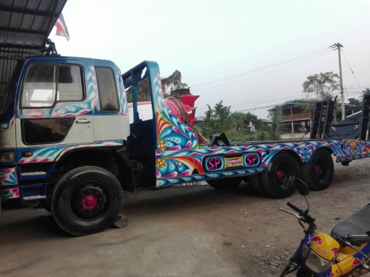 Hino 3M เครื่องเดิม 240 แรง 2 เพลา เกียร์/สโลเดิม พร้อมใช้งาน ทะเบียนพร้อม