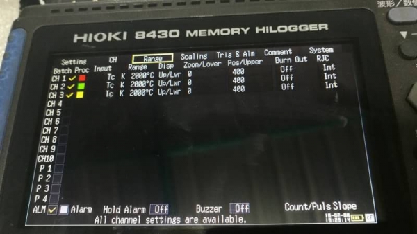 2,500บ.ส่งถึงบ้านฟรีโทร 083-2000058 LINE ID: line832923 HIOKI 8430 MEMORY HILOGGER เครื่องเทสวัดอุปกรณ์ต่างๆ แบบ 10 ช่อง (ตำหนิแบตเก็บไฟได้ไม่นาน)