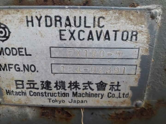 ขายจ้า..HITACHI EX120-5  เก่านอกแท้  เดิมๆๆ  มีลายแย๊ก  4,XXX  ชั่วโมง  เครื่องปั๊มดี  พร้อมใช้  โทร 089-3818694  ดวงนภา