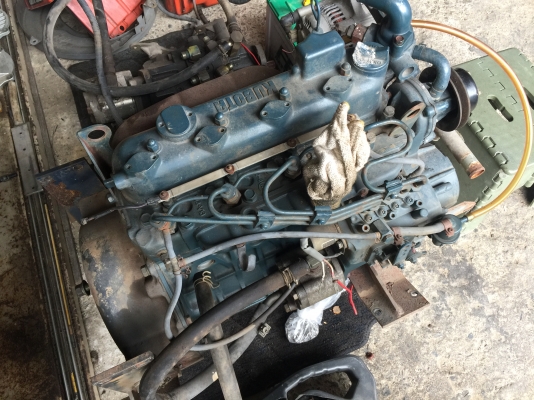 ขายเครื่อง KUBOTA 4สูบ 25M โซลินอยล์ปั๊ม สายไฟ 3 เส้น