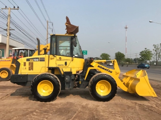 ขายรถตักล้อยาง KOMATSU WA100-6 ปี 2012 รถนอกนำเข้าจากญี่ปุ่น สภาพสวยพร้อมใช้ มีVDOการทำงานครับ