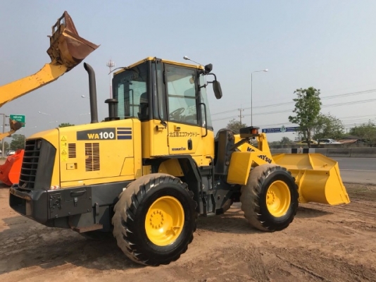 ขายรถตักล้อยาง KOMATSU WA100-6 ปี 2012 รถนอกนำเข้าจากญี่ปุ่น สภาพสวยพร้อมใช้ มีVDOการทำงานครับ