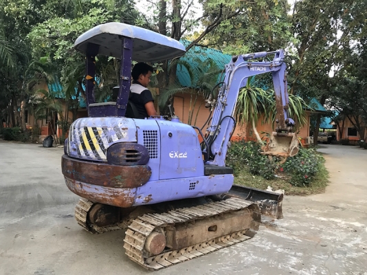 ขายแบคโฮHITACHI EX22(ลายหัวแย๊ก)พิมพ์นิยมเก่านอก100\%PC25(ปั้มนิ้ว)(คอนโทลน้ำมัน)แน่นๆ เดิมจากญี่ปุ่น ทำงานสมบูรณ์ทุกระบบ รับรองไม่ผิดหวัง 285,000 เท่านั้น!!