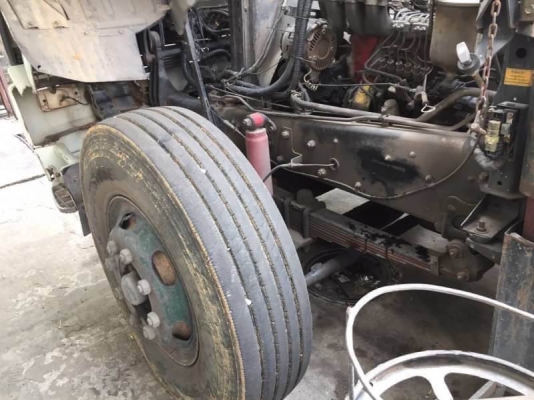 ขาย 535,000 หัวลาก 10 ล้อ HINO FM3M 240 แรง 2 เพลา เกียร์ฟูลเลอร์ เครื่อง M10C-240 แรง หัวบาง ยางเรเ