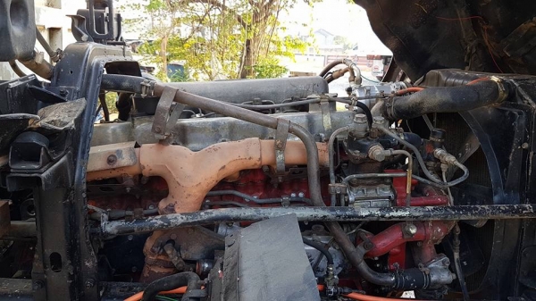 HINO FM SUMO 227 เครื่อง EM100-220 แรงม้า 2 เพลาดัมพ์ รถพร้อมใช้งาน เอกสารพร้อมโอน