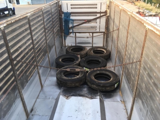 รถพ่วง 24 ล้อ Hino mega 320 แรง ปี 50 แม่ลูกดัมพ์อู่ธวัชชัยชุดใหญ่ ใส่ของได้ 29.9 ตัน พื้นฝาหน้าและตระแกรงแสตนเลส ทะเบียนพร้อม แถมยางใหม่ 6 เส้น