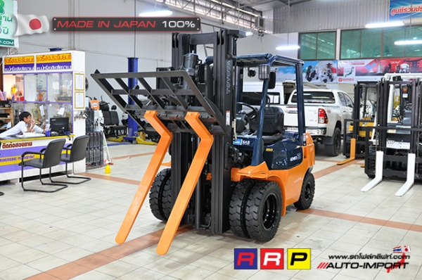 ขายรถโฟล์คลิฟท์มือสอง TOYOTA รุ่น 7FD25-24933 นำเข้าจากประเทศญี่ปุ่น 100\% ไม่เคยใช้งานในไทย ขายรถโฟล์คลิฟท์มือสอง TOYOTA รุ่น 7FD25-24933 นำเข้าจากประเทศญี่ปุ่น 100\% ไม่เคยใช้งานในไทย