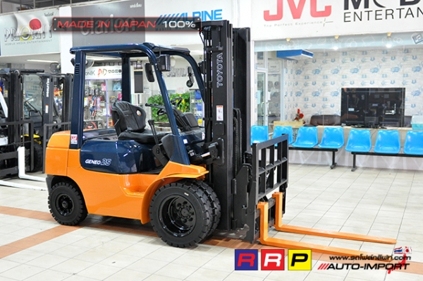 ขายรถโฟล์คลิฟท์มือสอง TOYOTA รุ่น 7FD25-24933 นำเข้าจากประเทศญี่ปุ่น 100\% ไม่เคยใช้งานในไทย ขายรถโฟล์คลิฟท์มือสอง TOYOTA รุ่น 7FD25-24933 นำเข้าจากประเทศญี่ปุ่น 100\% ไม่เคยใช้งานในไทย