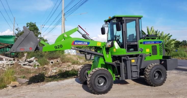 ขายด่วนรถตักSCHMELZER-920HLเอวอ่อนขับ4ล้อเกียรท็อกโลฮายรถนำเข้าขนาดใหญ่ตัก1.5คิวยกสูง4.5เมตรรถใหม่แกะกล่อง100\%นำเข้ายังไม่ได้ใช้งานจากจีน