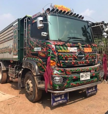 ปรับราคาขายดาวน์ 550,000 HINO วิกเตอร์ FM1P EURO 3 344 แรง ปี 60 ไมล์ แสนกว่า ๆ กระบะมิเนียม - ดั้มหินทราย อู่ เอสที