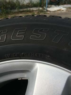 ขายล้อ Dmax ขอบ17 พร้อมยาง BRIDGESTONE 255-65-17 ปี12 ชุดละ 6,900 บาท