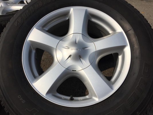 ขายล้อ Dmax ขอบ17 พร้อมยาง BRIDGESTONE 255-65-17 ปี12 ชุดละ 6,900 บาท