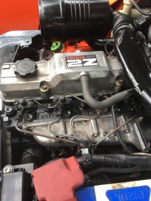 ขายรถยกโฟร์คลิฟท์ยี่ห้อTOYOTA7FD30ดีเซล เสาสูง4เมตร เกียร์ออโต้