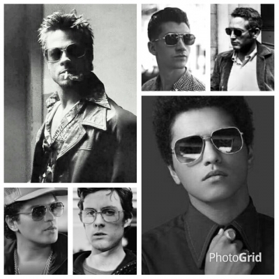 แว่นตาฝรั่งเศสโกลฟิลด์ 14 K ทศวรรษที่ 1960&#039;s โมเดลหล่ออมตะ &#039;สี่เหลี่ยม - คลาสสิค&#039; Vin