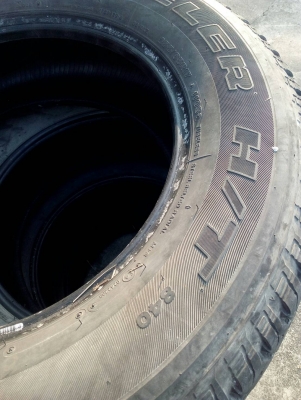 255/65R17 BRIDGESTONE DUELER H/T 840 ปี14 สวย ดอกหนา ชุด 4 เส้น โทร.081-427-3941 ID ไลน์ : 081427394