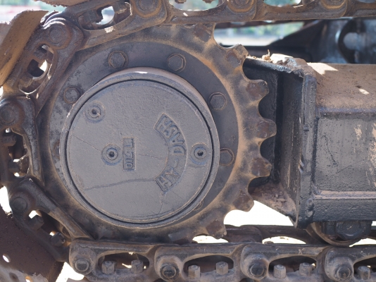 350,000 บาท. ขายรถขุด MITSUBISHI MM57SR. (ทำสีCAT)