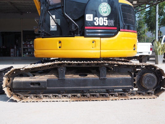 350,000 บาท. ขายรถขุด MITSUBISHI MM57SR. (ทำสีCAT)