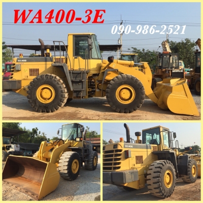 KOMATSU WA400-3E จากญี่ปุ่นแท้ สภาพสวย พร้อมใช้งาน โทร.090-986-2521 อ๊อบ
