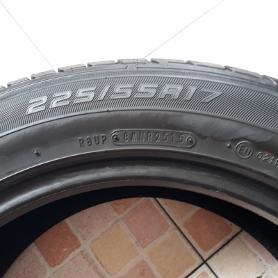 ยาง 225-55-17 DUNLOP LM704 ปี15 ดอกท่วม 1ชุด