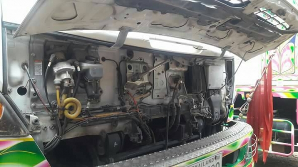 พ่วง 22 ล้อ ฮีโน่ FM1A 344 แรง ปี 57 ไมล์ 180,000 กม. กระบะมิเนียม - ดั้ม อู่ ไทยมาวิน โคราช