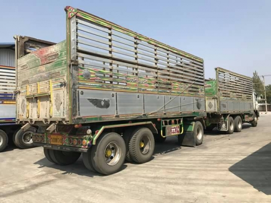 พ่วง 22 ล้อ ฮีโน่ FM1A 344 แรง ปี 57 ไมล์ 180,000 กม. กระบะมิเนียม - ดั้ม อู่ ไทยมาวิน โคราช