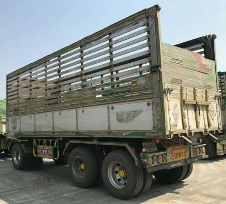 พ่วง 22 ล้อ ฮีโน่ FM1A 344 แรง ปี 57 ไมล์ 180,000 กม. กระบะมิเนียม - ดั้ม อู่ ไทยมาวิน โคราช