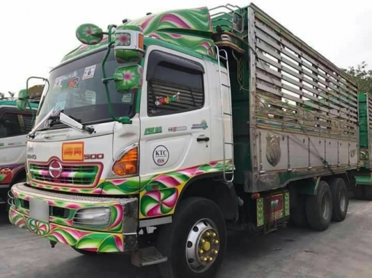 พ่วง 22 ล้อ ฮีโน่ FM1A 344 แรง ปี 57 ไมล์ 180,000 กม. กระบะมิเนียม - ดั้ม อู่ ไทยมาวิน โคราช