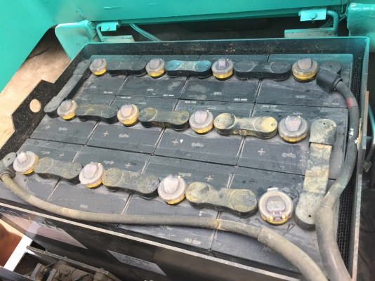 komatsu fb09 รถไฟฟ้าสภาพดี พร้อมใช้เก่าญี่ปุ่นมีใบอินวอย