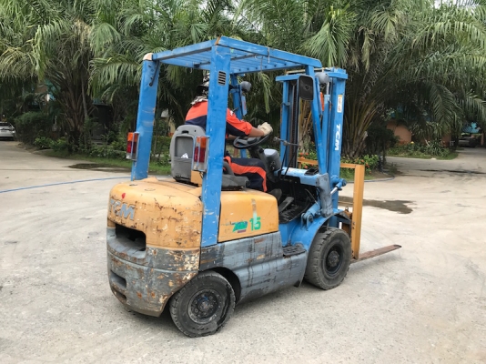 ขายFORKLIFT TCM รุ่นFD15(1.5ตัน)ดีเซล สวยเดิมจากญี่ปุ่น ยังไม่เคยใช้ในไทย 155,000เท่านั้น!!