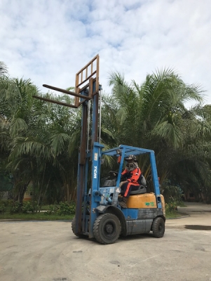 ขายFORKLIFT TCM รุ่นFD15(1.5ตัน)ดีเซล สวยเดิมจากญี่ปุ่น ยังไม่เคยใช้ในไทย 155,000เท่านั้น!!