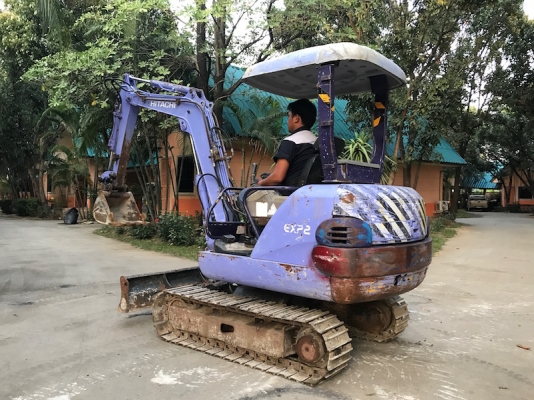 ขายแบคโฮHITACHI EX22(ลายหัวแย๊ก)พิมพ์นิยมเก่านอก100\%PC25(ปั้มนิ้ว)(คอนโทลน้ำมัน)แน่นๆ เดิมจากญี่ปุ่น ทำงานสมบูรณ์ทุกระบบ รับรองไม่ผิดหวัง 285,000 เท่านั้น!!