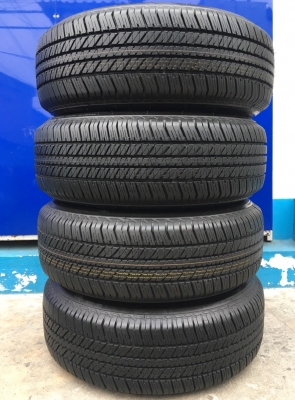 ล้อแม็กพร้อมยางป้ายแดง Toyota Fortuner BMC 265-65-17 ปลายปี 17 เส้นสีชัดๆ