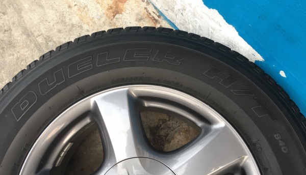 แม็ก ISUZU V-CROSS X-Series ขอบ 17 พร้อมยาง Bridgestone 255-65-17 ปี15