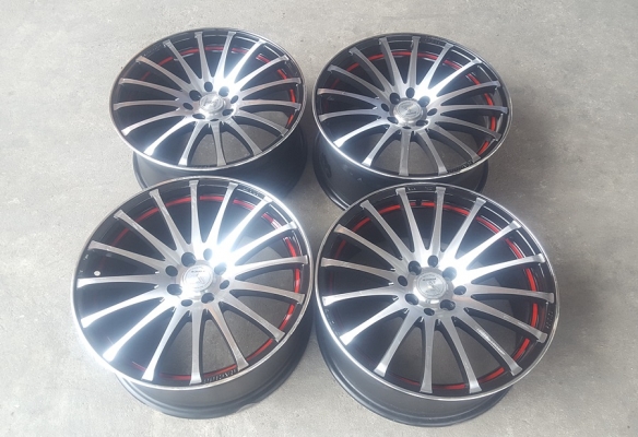 ล้อมือ2 FORCE GTR ขอบ17 4รู100-114 กว้าง7.5 ET 40  4 ล้อ