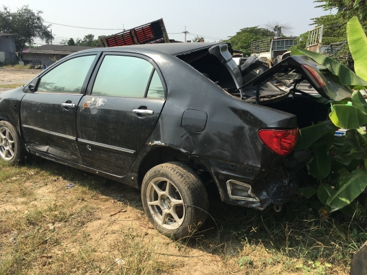 รถอุบัติเหตุพร้อมเล่มทะเบียน โตโยต้า อัลติส ปี 2003 เล่มลอย