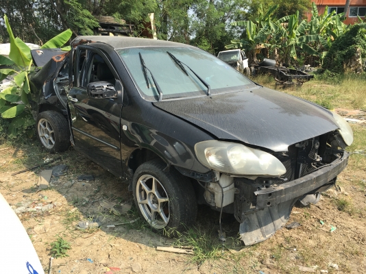 รถอุบัติเหตุพร้อมเล่มทะเบียน โตโยต้า อัลติส ปี 2003 เล่มลอย