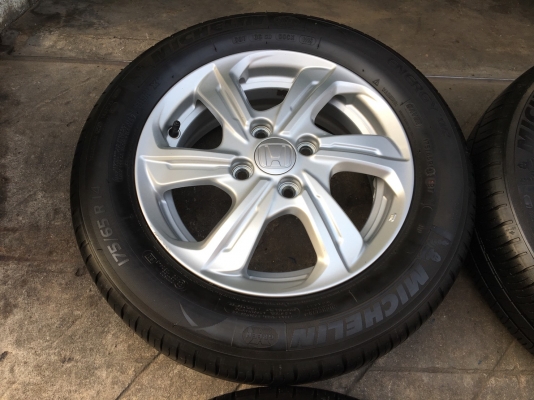 ล้อแม็ก Honda Brio Amaze 2017 ขอบ 14 พร้อมยาง Michelin 175-65-14 ปี16