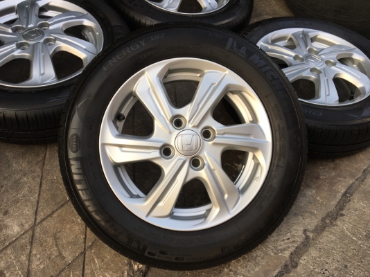 ล้อแม็ก Honda Brio Amaze 2017 ขอบ 14 พร้อมยาง Michelin 175-65-14 ปี16