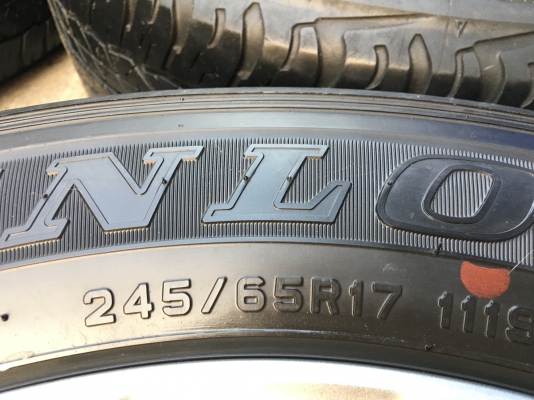 ล้อแม็ก Mitsu New Triton Plus ขอบ17 พร้อมยาง Dunlop 245-65-17 ปลายปี14